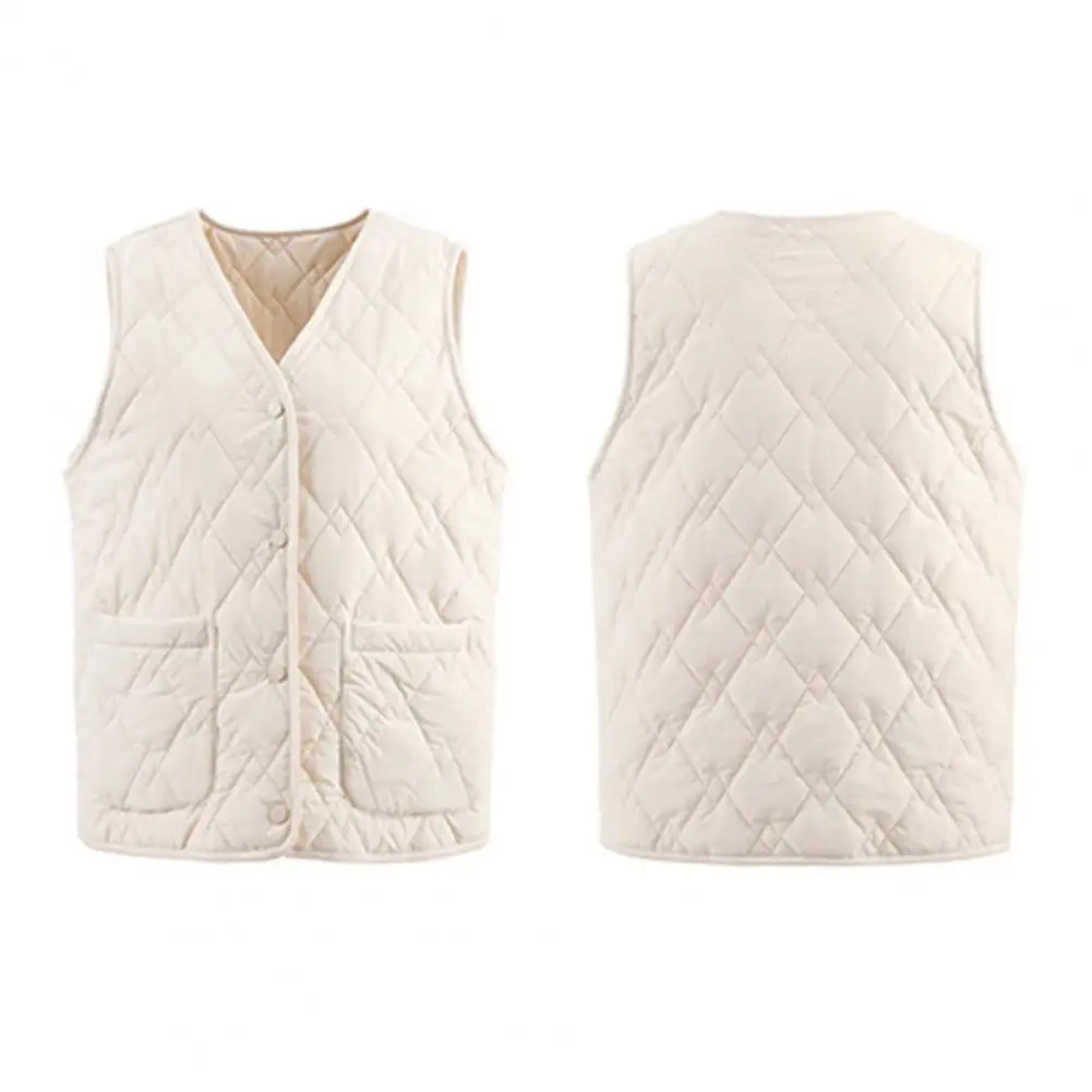 2023 New Women Sleeveless Puffer Jacket Spring Winter Female Thick Padded White Ultra Lightweight Packable Warm Lady Vest