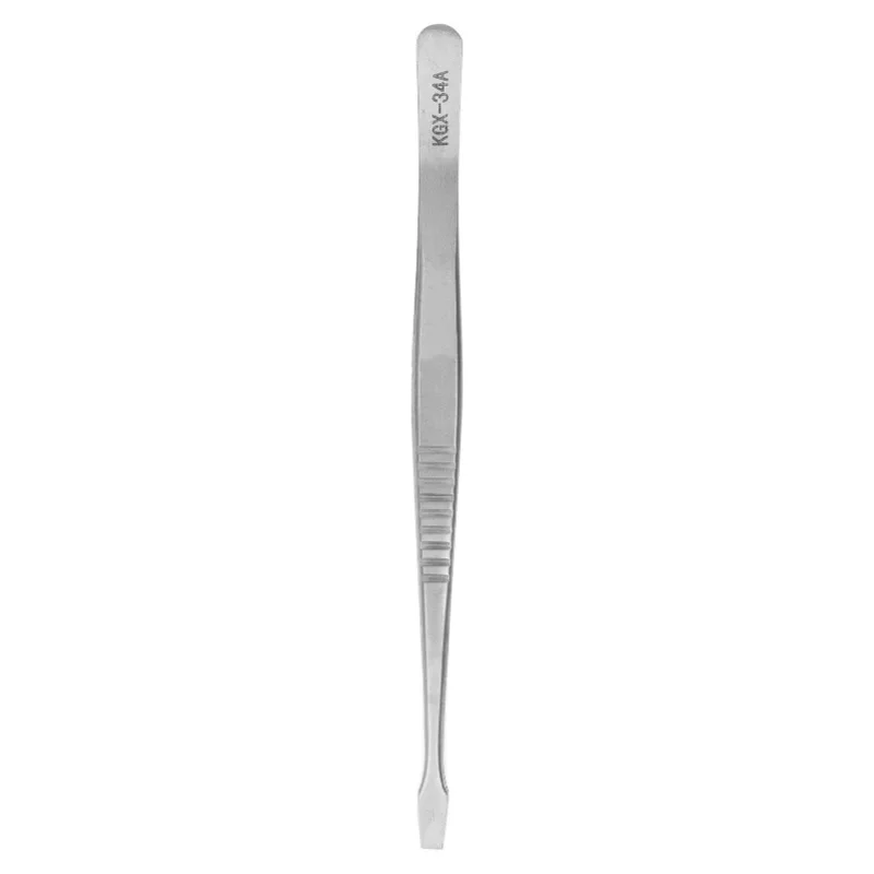 Accurate Tweezers Flat Matte Sandblasted Motherboard Fingerprint Jump Line Repair Microscope