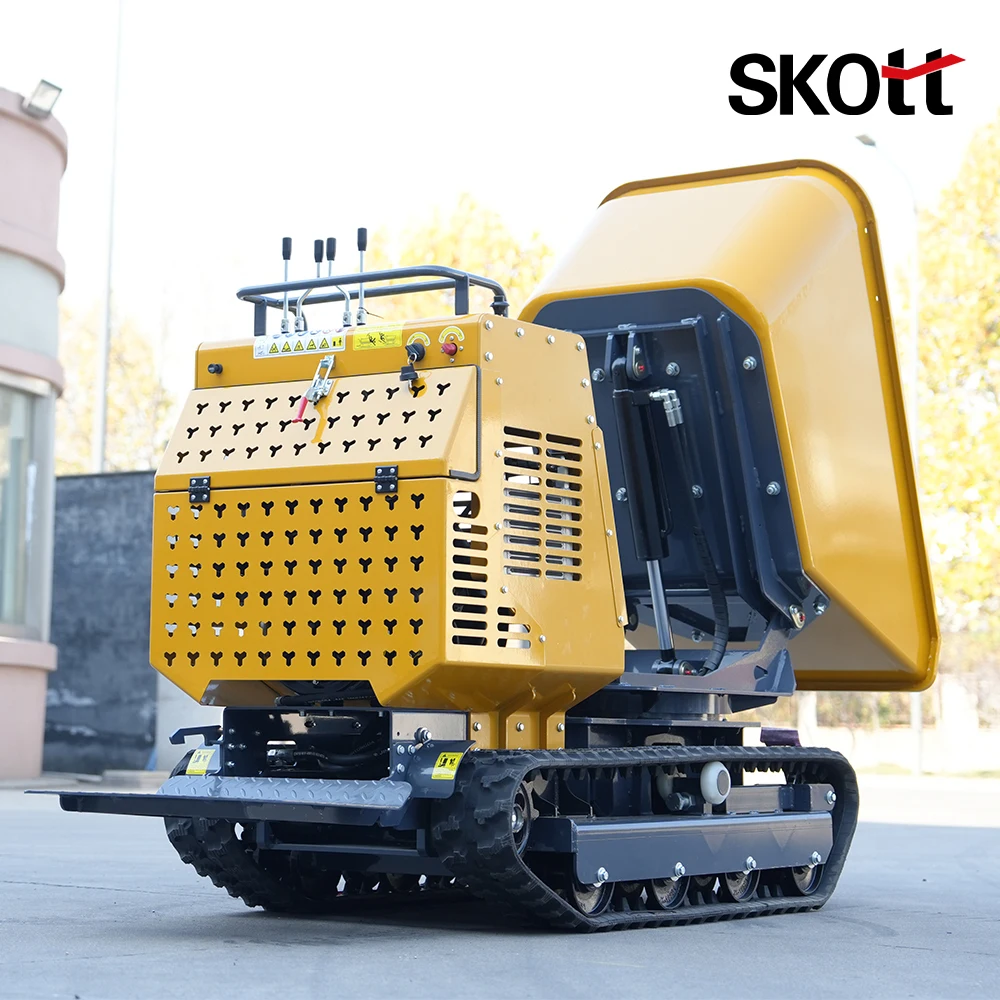 Customized Mini Dumper 500-800KG, CE Certified | Global Fast Shipping | 4WD Off-Road Dump Truck for Construction & Farm Use