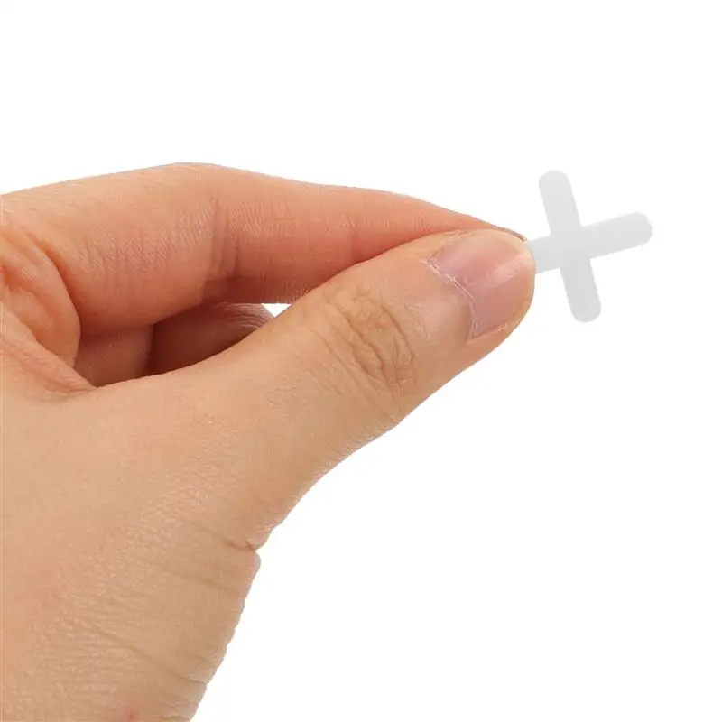 1000pcs 1/2/4mm เซรามิค Tiler Spacer CROSS กระเบื้องพลาสติกช่างประปาเปลี่ยนระบบปรับระดับกระเบื้องกระเบื้อง Leveling คลิป