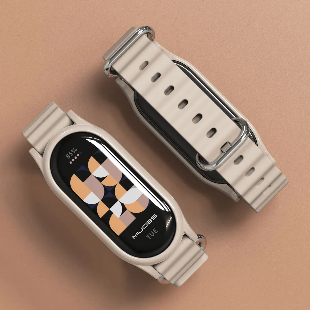 Watch Band for Mi Band 9 Strap Waterproof Wristband Replacement for Xiaomi Miband 9 Correa Silicone watchband Accessories