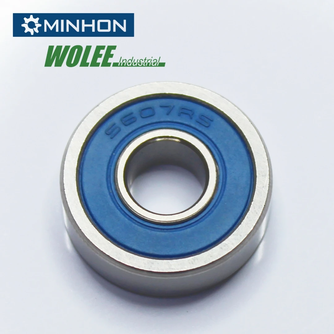 SS607-2RS Inox Rvs Mhf Size 7X19X6 Mm Groefkogellagers ABEC-3 Beste Prijs Hoge prestaties