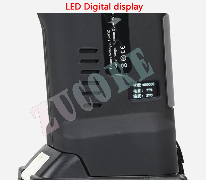 ES-30C 充電式ミニケーブルカッターポータブル小型電気油圧銅アルミケーブルはさみワイヤーペンチ