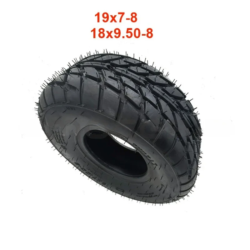 19x7-8 & 18x9.5-8 ATV Tires Front Rear Tubeless Tyre for Quad Beach Dirt Bike ATV Buggy Off-Road Motorcycle Wheel Replacement