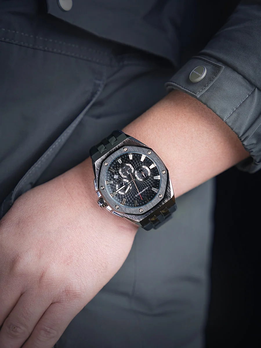 HUMPBUCK Best-Selling Sports Wristwatch for Men with Luminous Hands Waterproof Quartz Technology Perfect Gift Watch for Men