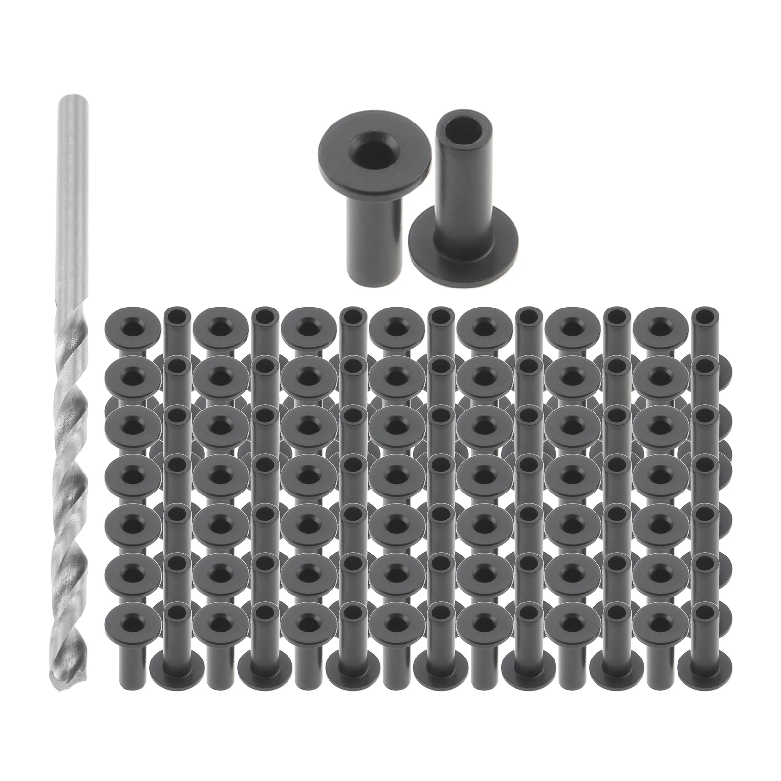 

100pcs Stainless Steel Protector Sleeves for 1/8" Deck Cable Railing for Wood/Composite Posts Cable Railing Protector Sleeves