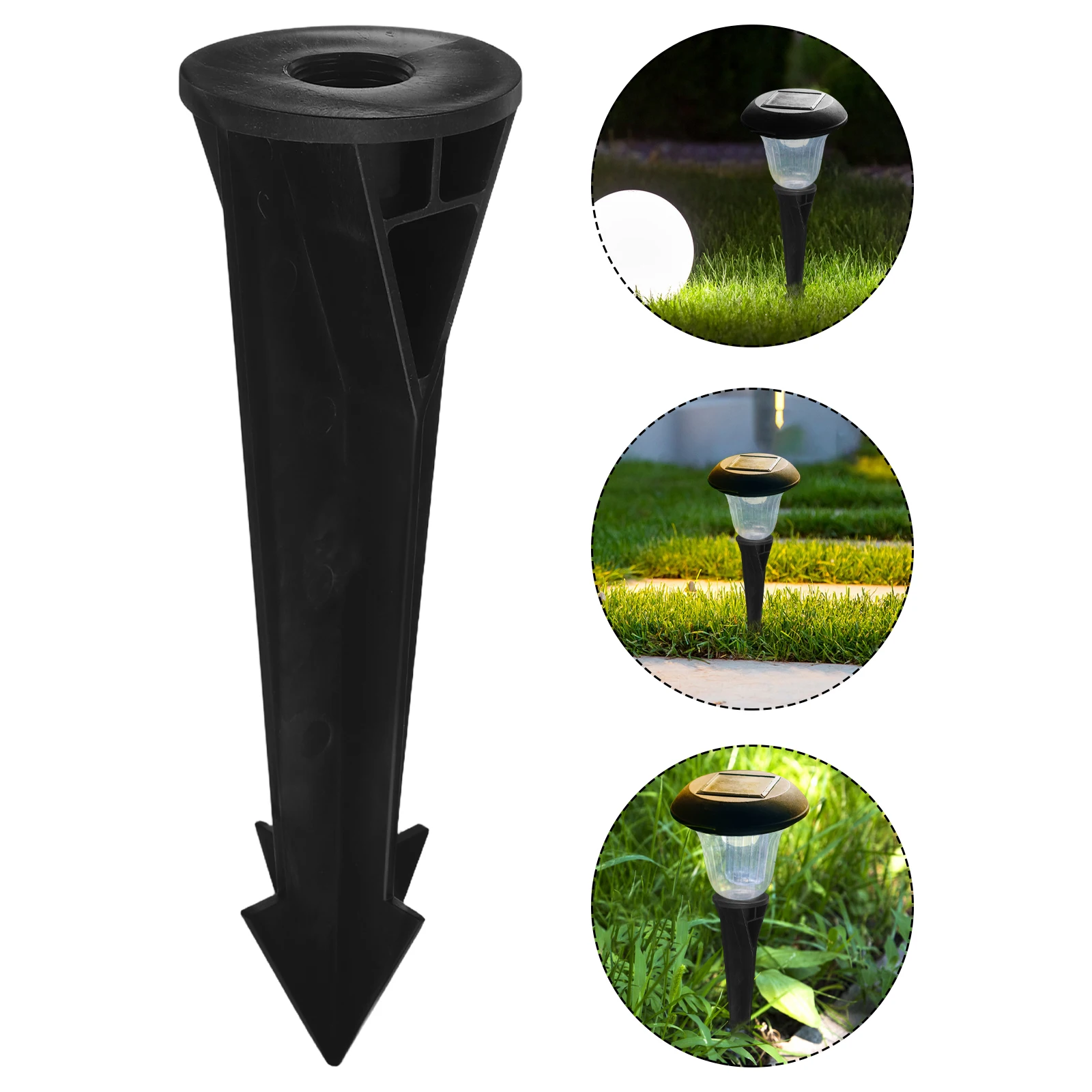 

4pcs Landscape Light Ground Spikes Heavy Duty Universal Replacement Stakes For Outdoor Garden Yard Pathway Lighting Npt 1/2 Inch