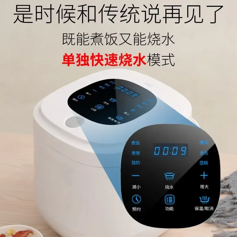 220V Car Home Intelligent Car Rice Cooker 12V Trolley 24V Truck Multi-function Rice Cooker
