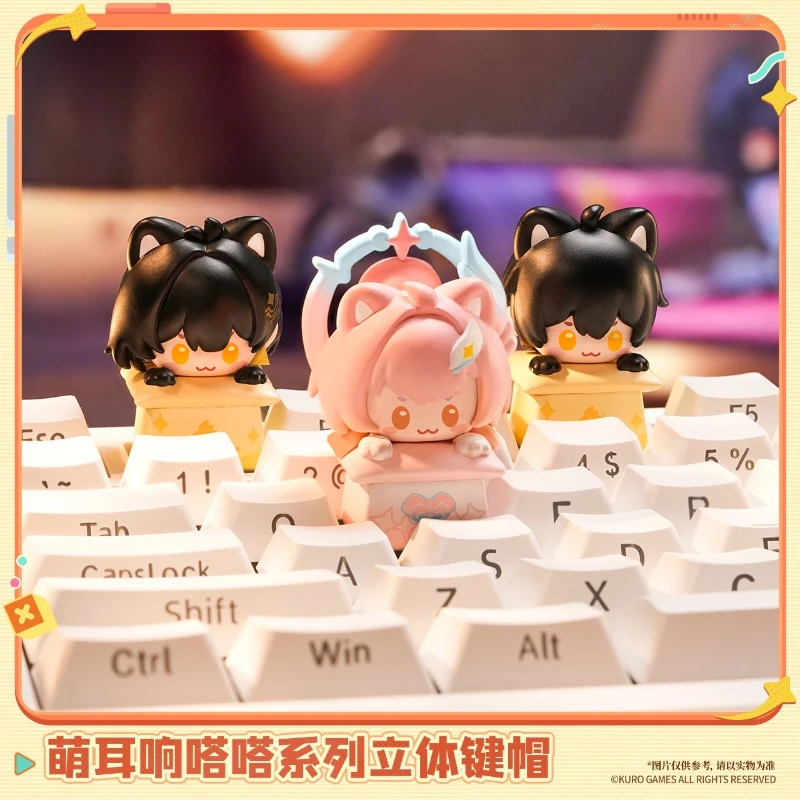 Wuthering Waves 3D Keycap KURO GAMES Mechanical Keyboard Keycap Character Themed Custom Keycap Gifts view 3