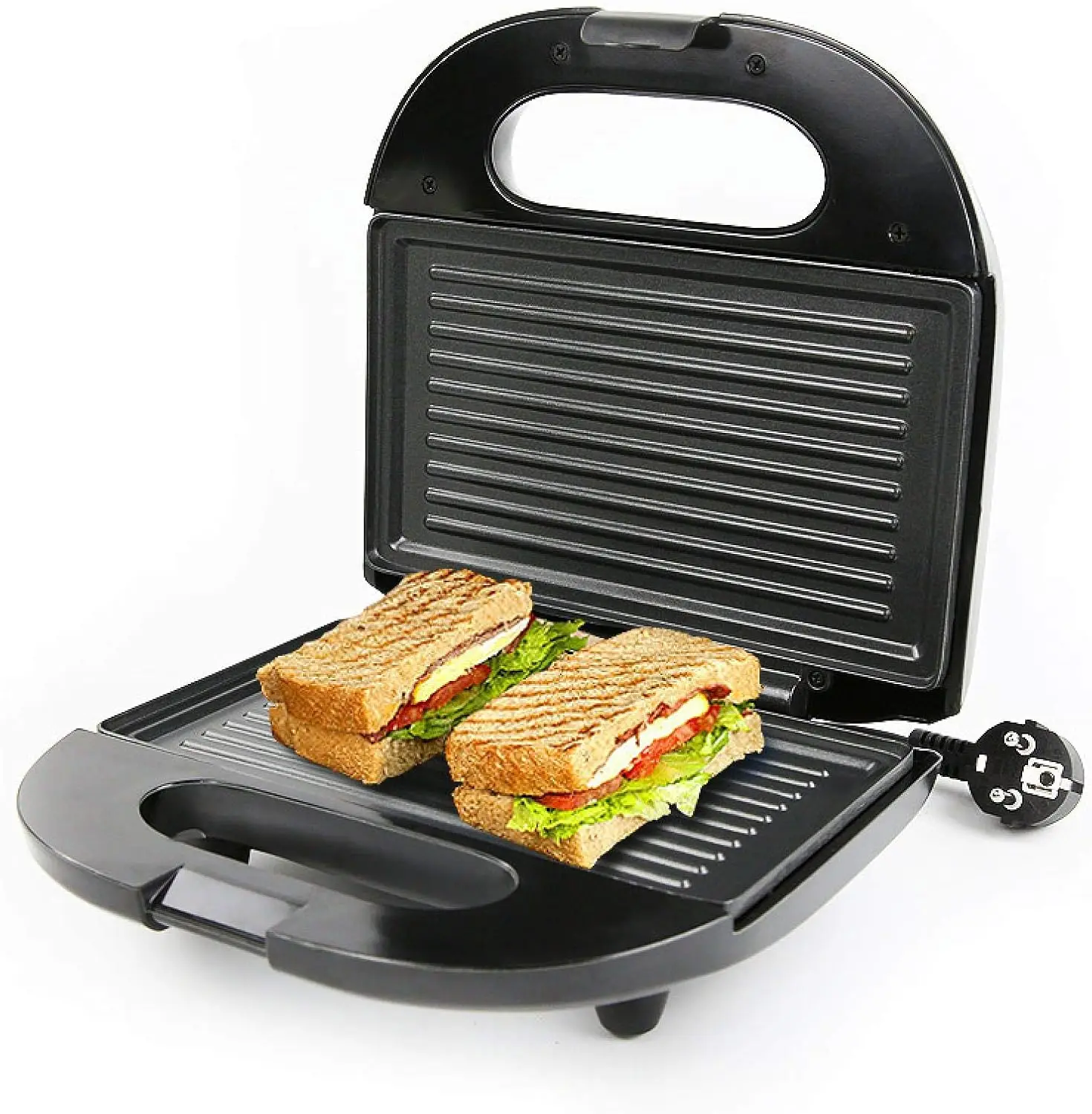 

Sandwich Maker，Sandwich Breakfast Machine ， Non-Stick 220V Electric Waffle Multifunctional Sandwich Maker ， Machine Automatic Br