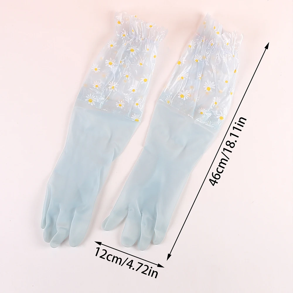 قفازات تنظيف المنزل مقاوم للماء ، قفازات غسل الصحون للمطبخ المنزلية