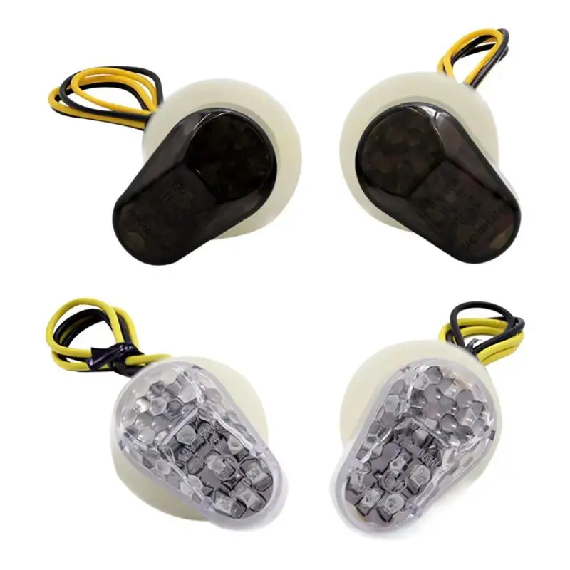 2pcs Motorcycle Turn Signals LED Indicator Flashing Photoflash Lights Bulb Motor For YZF R1 R6 R6S R3 FZ1 FZ6 FZ8 FAZ6R
