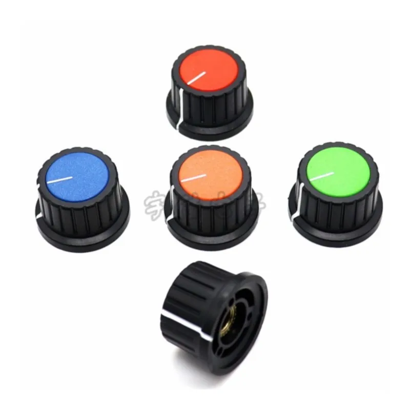 2PCS 28×17.5MM Plastic Knob Cap Screw Switch Cap Potentiometer Knob Cap Welding Machine Adjustment Cap