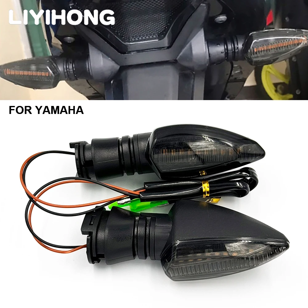 LED بدوره مصباح إشارة تشغيل المياه مصباح لياماها MT07 Tenere 700 XJ6 FZ6 MT09 الراسم 900 MT10 MT03 FZ25 مؤشر الاتجاه