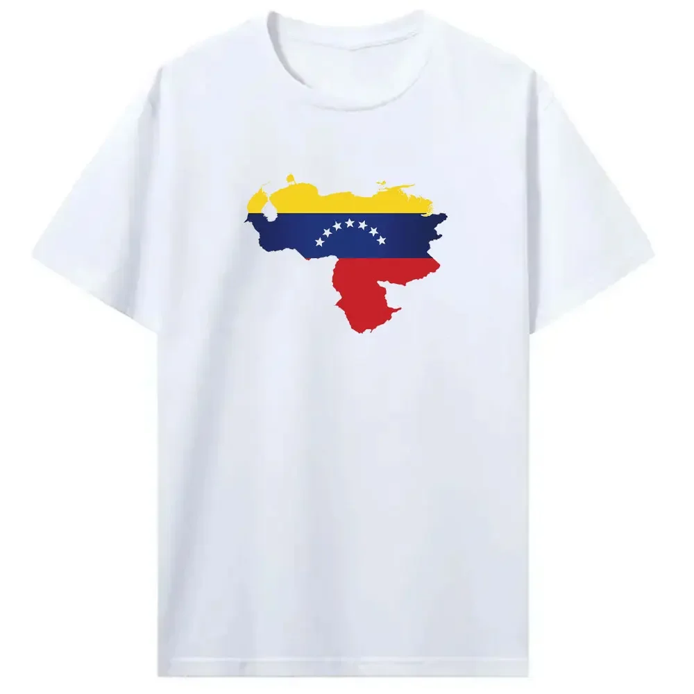 فخور فينيزويلا فنزويلا العلم الكلاسيكية تي شيرت الجرافيك القطن الشارع الشهير قصيرة الأكمام هدايا عيد ميلاد تي شيرت ملابس رجالي #3