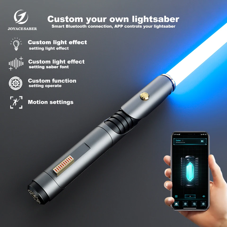 Sabre Laser Pixel Depa Billaba Neopixel, Épée Laser Jedi, Poignée en Métal, Cosplay Shoous Dueling, Jouets Sabres Xenopixel