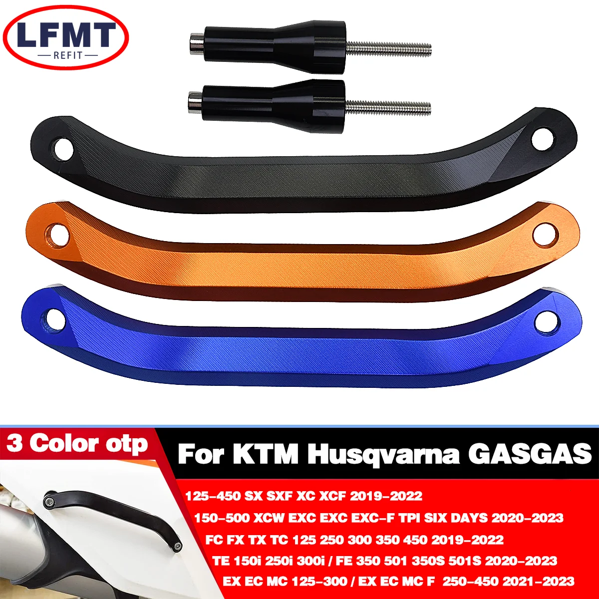 

CNC Aluminum Rear Passenger Grab Rail Handle For Husqvarna FC FE TX FX TC TE For KTM SX SXF EXC EXCF XC XCF XCW 2020 2021 2023