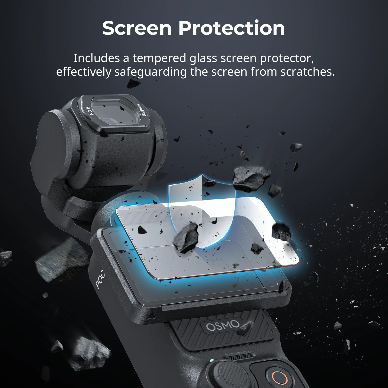 SmallRig ND Filter Set for DJI Osmo Pocket 3, for DJI Osmo Pocket 3 Gimbal, Magnetic Snap-on Installation for Quick Setup -4774