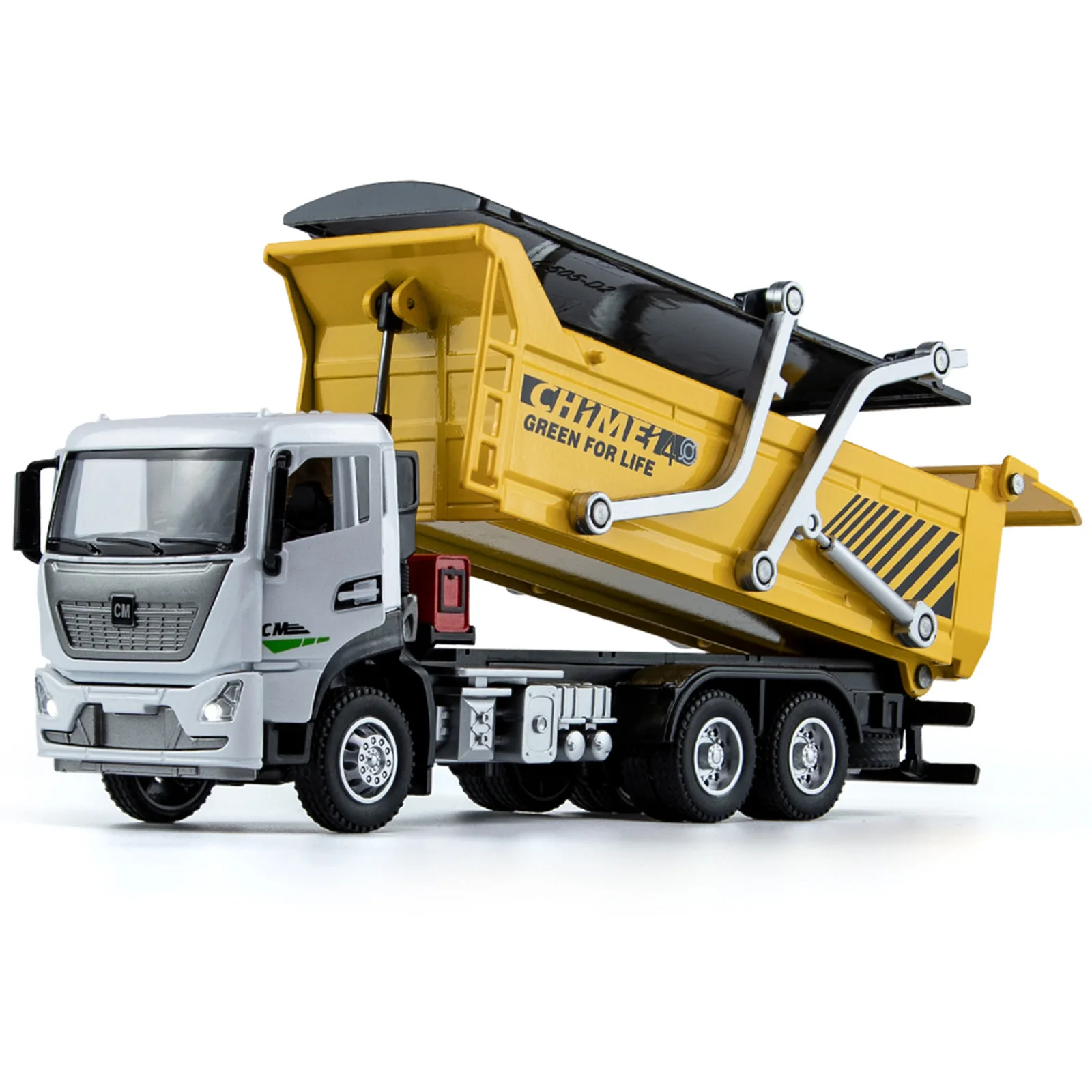 

1:32 Alloy Simulation Muck Truck, Dumper Truck, Large Car Model, Sound and Light Ornament, Children's Gift Wholesale