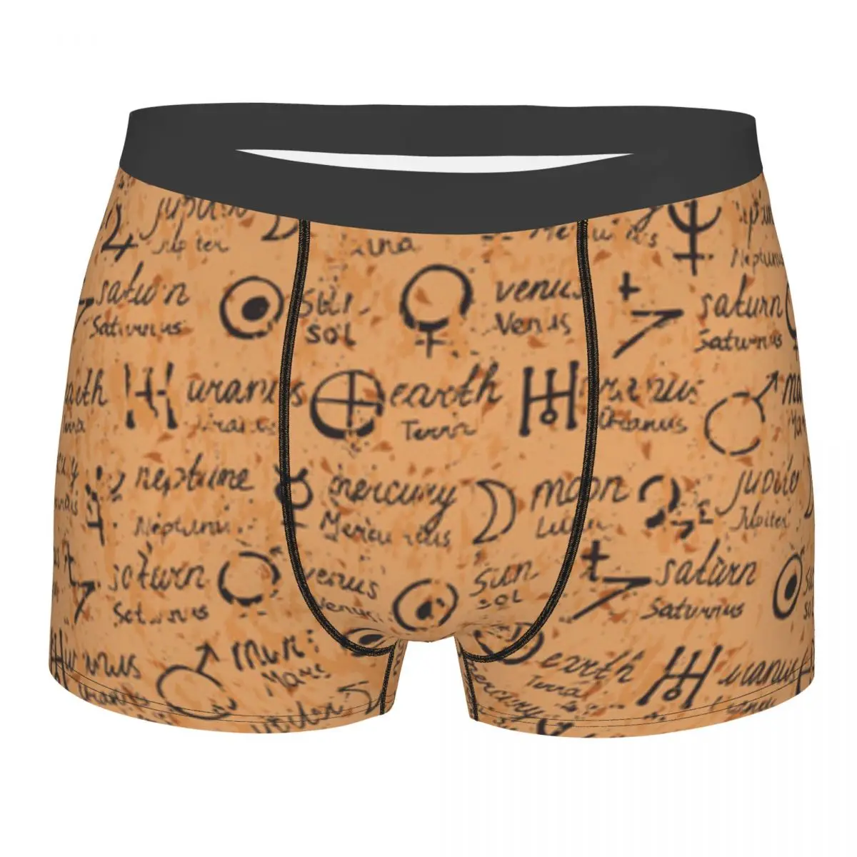 

Boxershorts Men Comforable Panties Set Geometric Alchemy Underwear Man Boxer