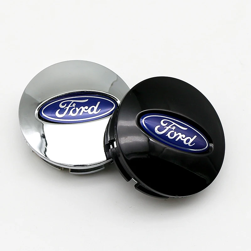 For Ford Fiesta Mondeo Fusion Explorer Escape Shelby Car Styling 4Pcs 65mm Car Styling Wheel Center Hub Cap Emblem Logo Hub Cap