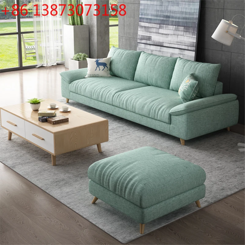 

Скандинавская маленькая квартира, гостиная, латекс, три или четыре человека, современная простая вся упаковка, которую можно разобрать и постирать, новая фабрика