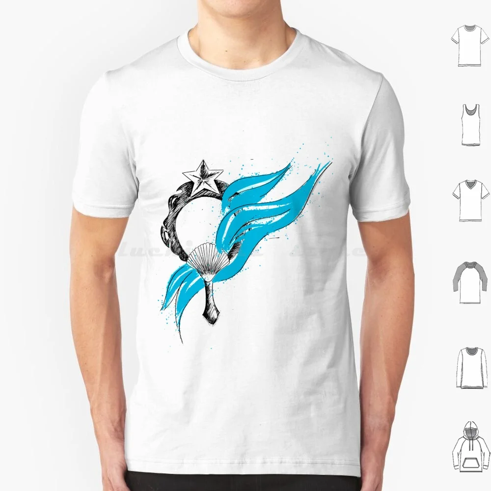 Iemanja T Shirt Cotton Men Women DIY Print Iemanja Orixa Illustrator African Ecobag Sketch