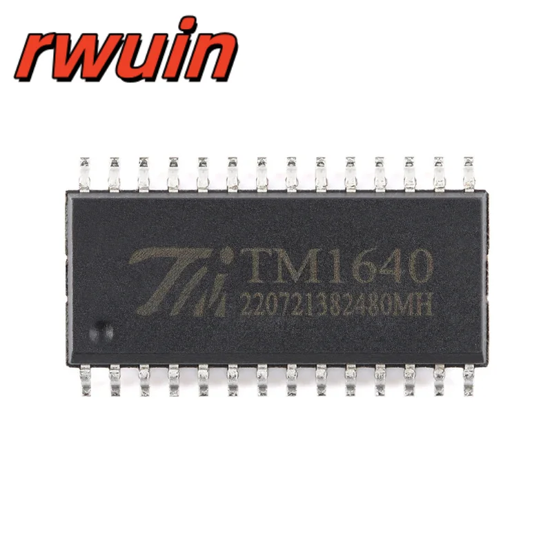 10pcs TM TM1640 (TA2103) New Version Of SOP-28 LED Driver Control IC Chip