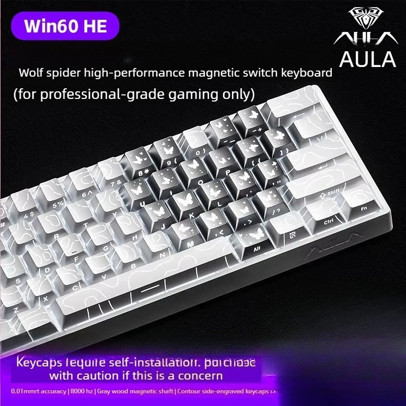 AULA Win60 Teclado Magnetico Gaming Magnetic Axis Keyboard Mechanical Contour Line Ultra Low Delay FPS Game Dedicated Keyboards