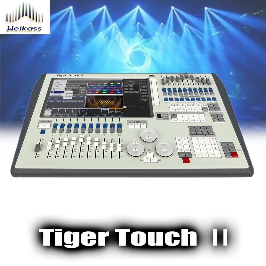 High Quality V16/i7/i5 Tiger Touch II Dmx Lighting Controller Moving Head DJ Bar Light With Flightcase Packaging
