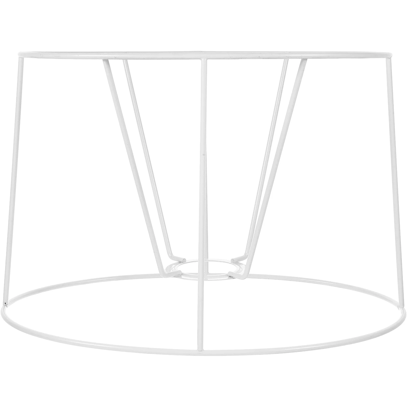 

Light Stand Pendant Shade Holder Wire Holders to Frames Lampshade Metal Cage DIY Bracket Iron Bulb Guard Ring Support