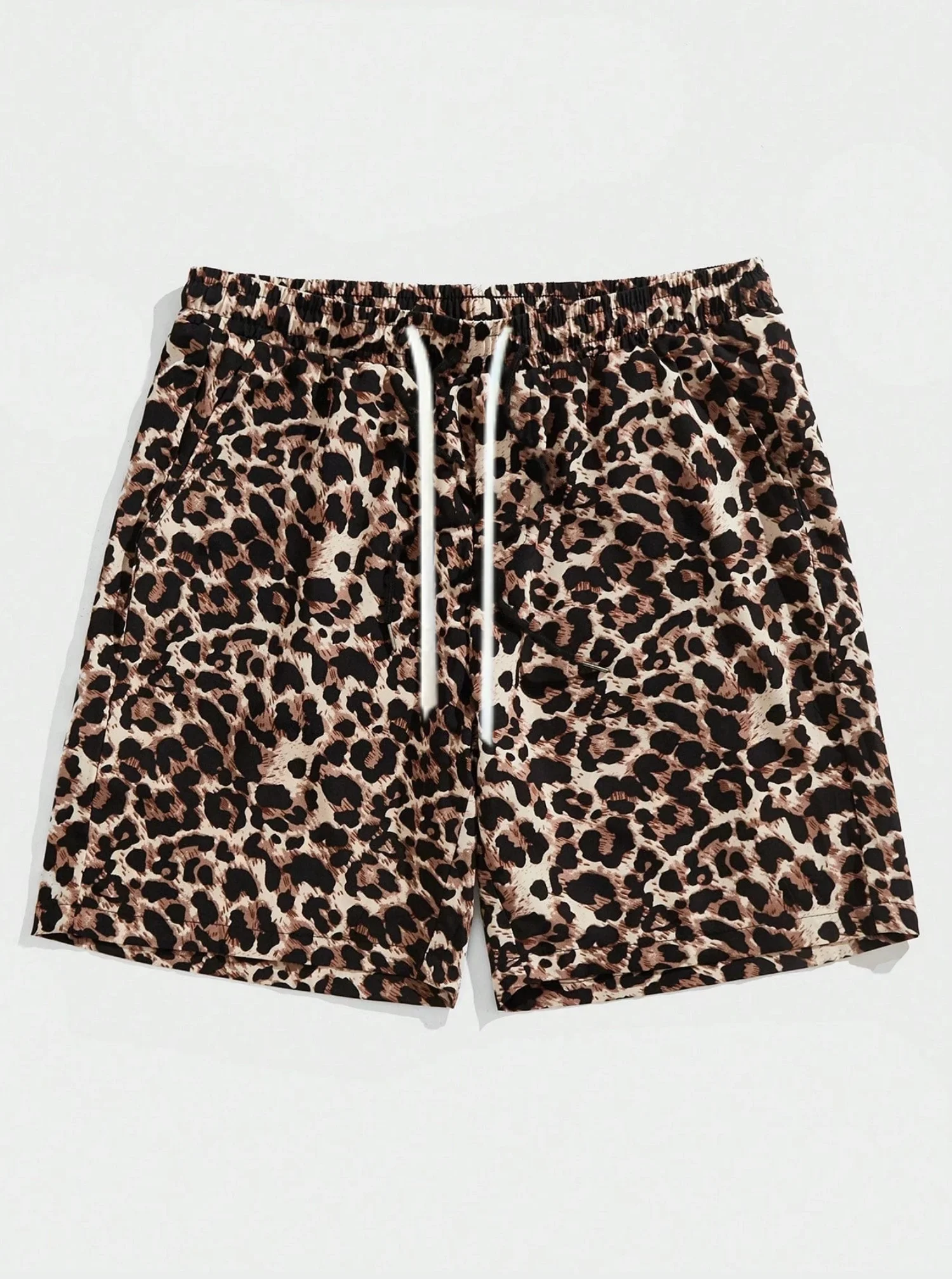 

Летние классические мужские пляжные шорты с леопардовым принтом, модные повседневные мужские и женские повседневные шорты, шорты для акций, свободные шорты для серфинга и плавания