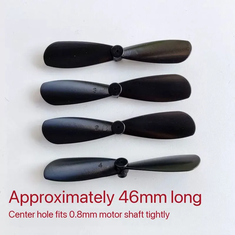 46mm AB-Propeller 0,8mm Loch Quadcopter Modellflugzeug-Propeller 716 Differentialmotor 610 612 614 615