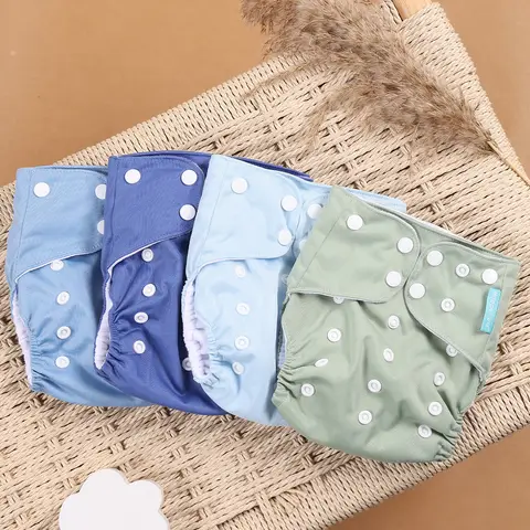 4 Reusable Cloth Diaper Covers HappyFlute