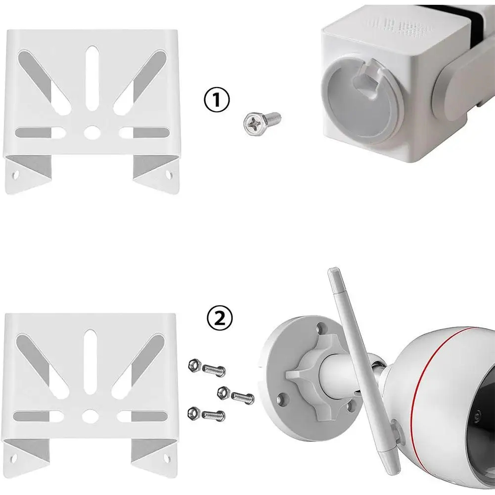Wall Corner Bracket Metal Wide Angle Adapter Monitoring Area Up To 270°Mount Metal Bracket For IP CCTV image 5