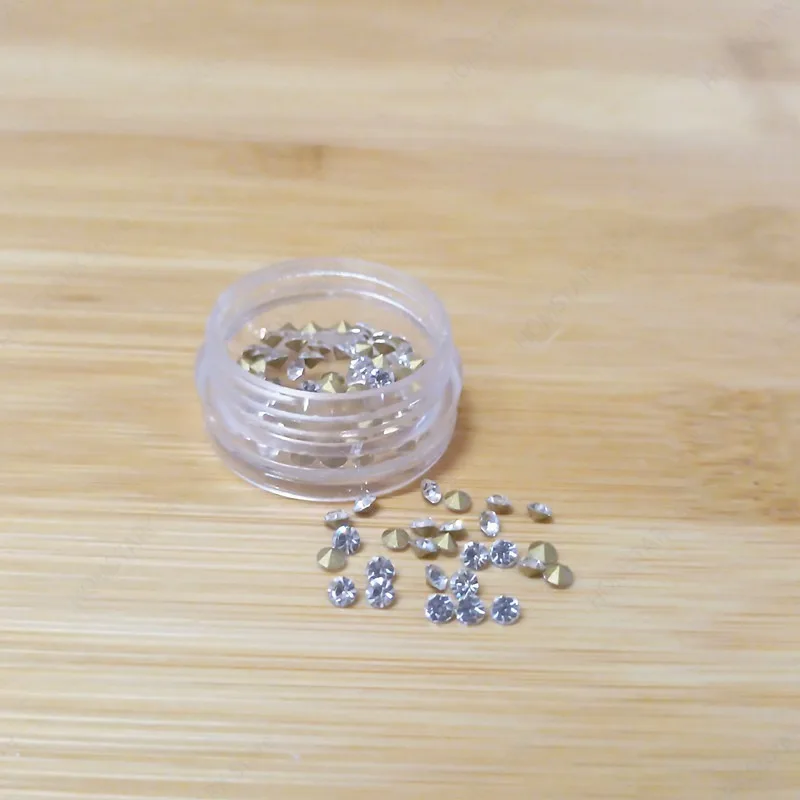 Pointed Back Watch Rhinestones, Point Base Crystals for Bezel Dial, Decorative Rhinestone Accessories for Wristwatch & Jewelry