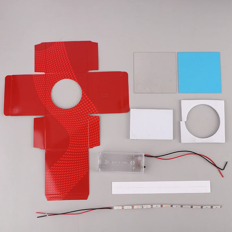 

DIY Lights Tunnels Kids Science Experiment Toys School Teaching Educational Toys Physical Optical Experiment Teaching Tool For C