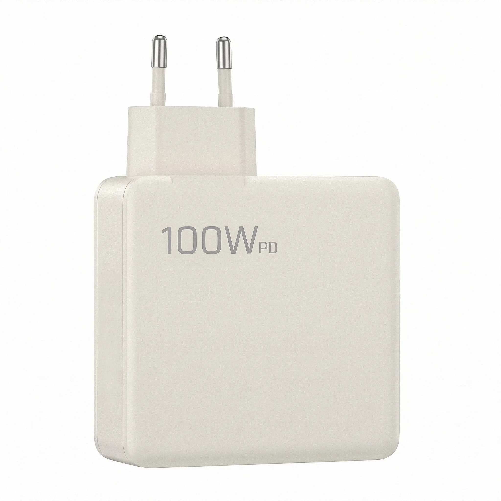 

Новое настенное зарядное устройство GaN мощностью 100 Вт, 3-портовая (2C1A) станция быстрой зарядки PD, адаптер питания с вилкой стандарта ЕС для iPhone, Samsung, ноутбуков.