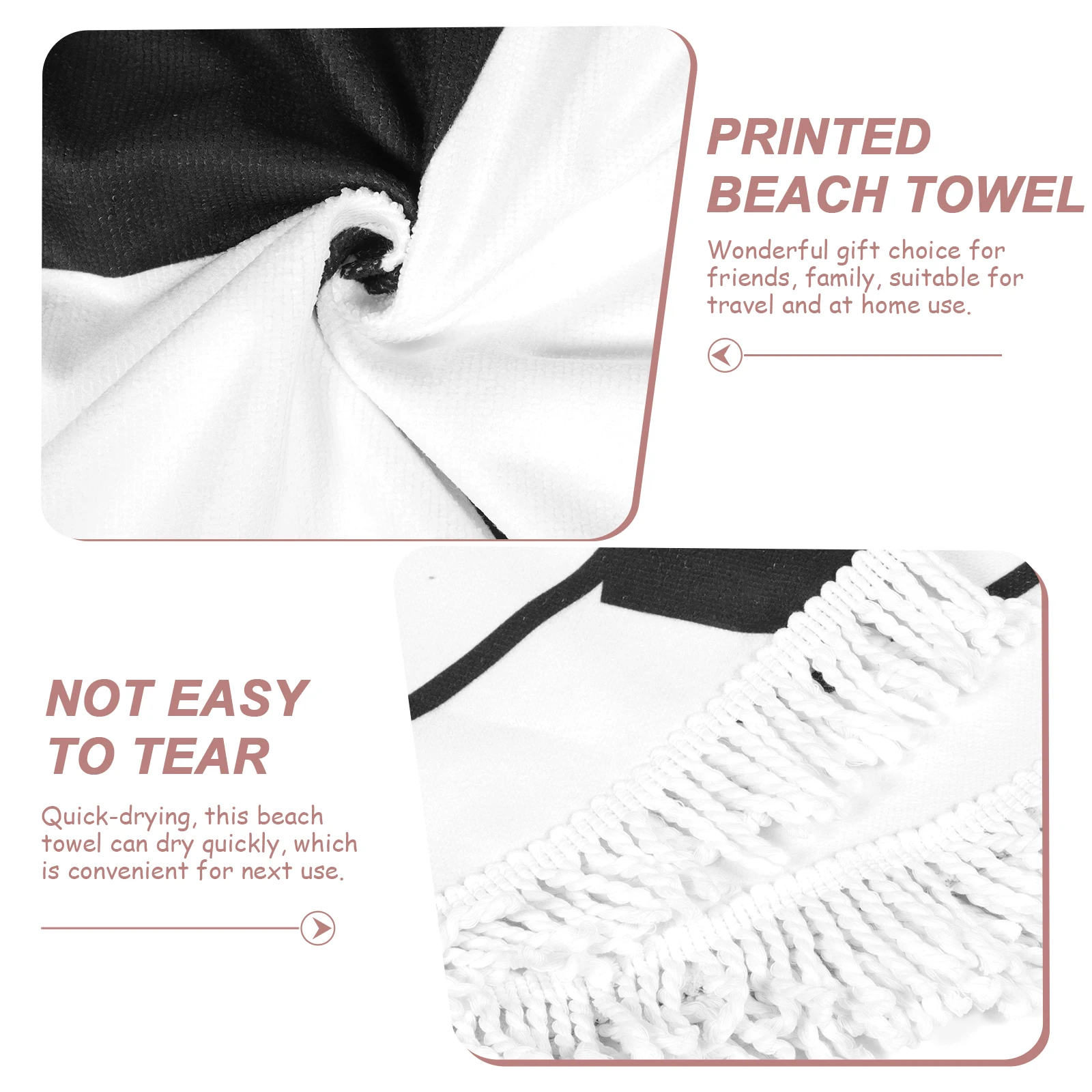 

Microfiber Football Beach Towel Round Towels Soft Travel Fast Drying Lightweight