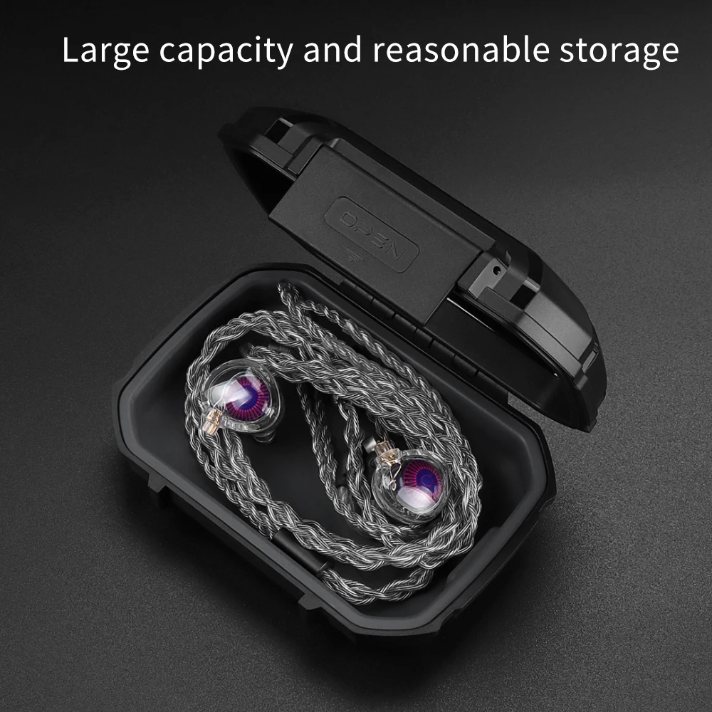 TRN MAG+  Earphone Box Dustproof  Waterproof  Shockproof Earphone Storage Box