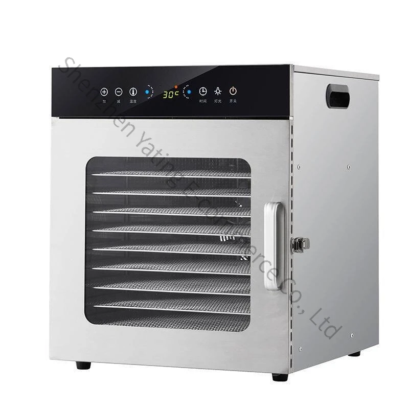 8-layer Multi-function Intelligent Dried Fruit Machine Fruit Food Dehydration and Air Drying Machine Small Household Food Dryerr