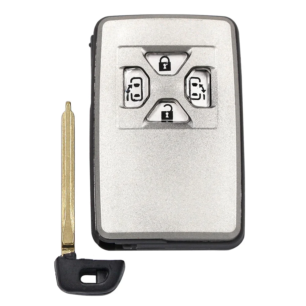 Ecusells 3/4 Buttons Smart Prox Remote Key Fob FSK 312MHz 4D Chip for ESTIMA RAV4 VANGUARD 271451-6230