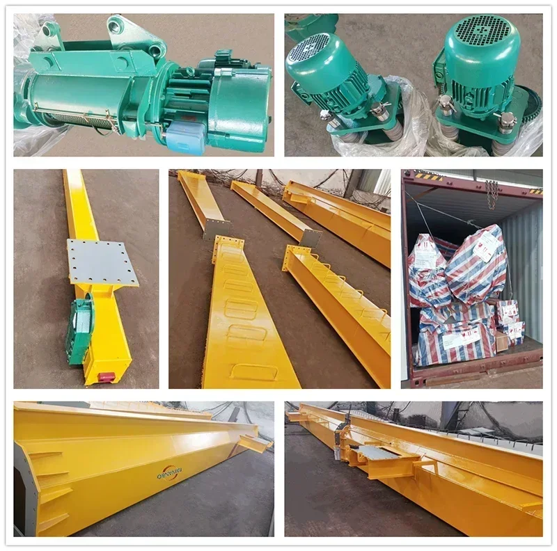 Mini portable movable Customized Capacity 1 2 3 5 10 ton Gantry Crane with manual/ electric chain hoist Hot sales