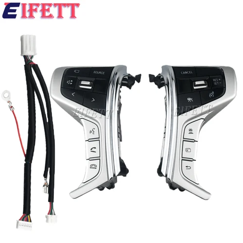 Imagen 2 del producto Para Mitsubishi PAJERO SPORT 2015-2022 Delica L200 2016-2022 alta calidad Bluetooth teléfono Control de crucero interruptores de volante