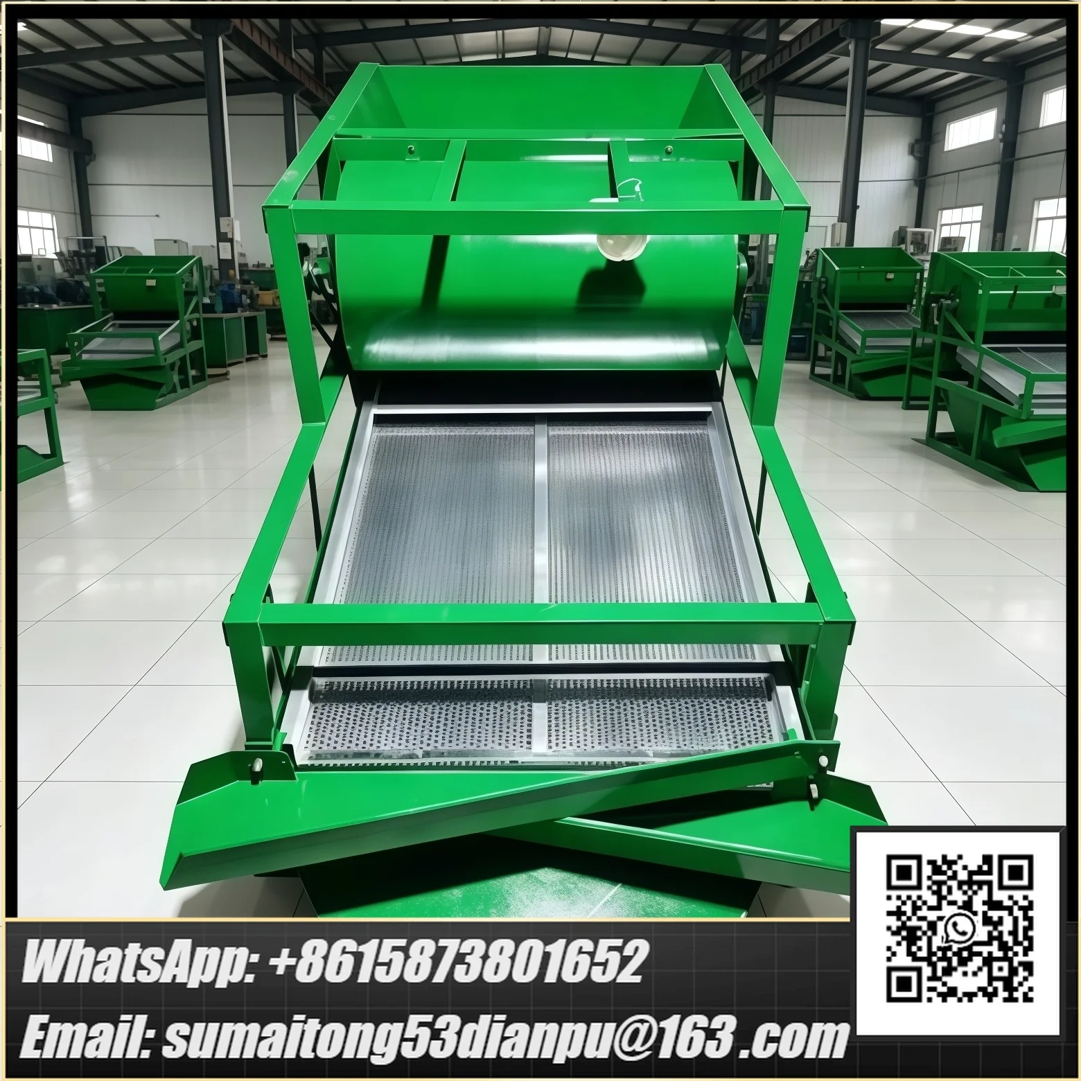 600*1000-Type Multi-function Vibrating Sieve Machine Home Farm Grain Seed Cleaner