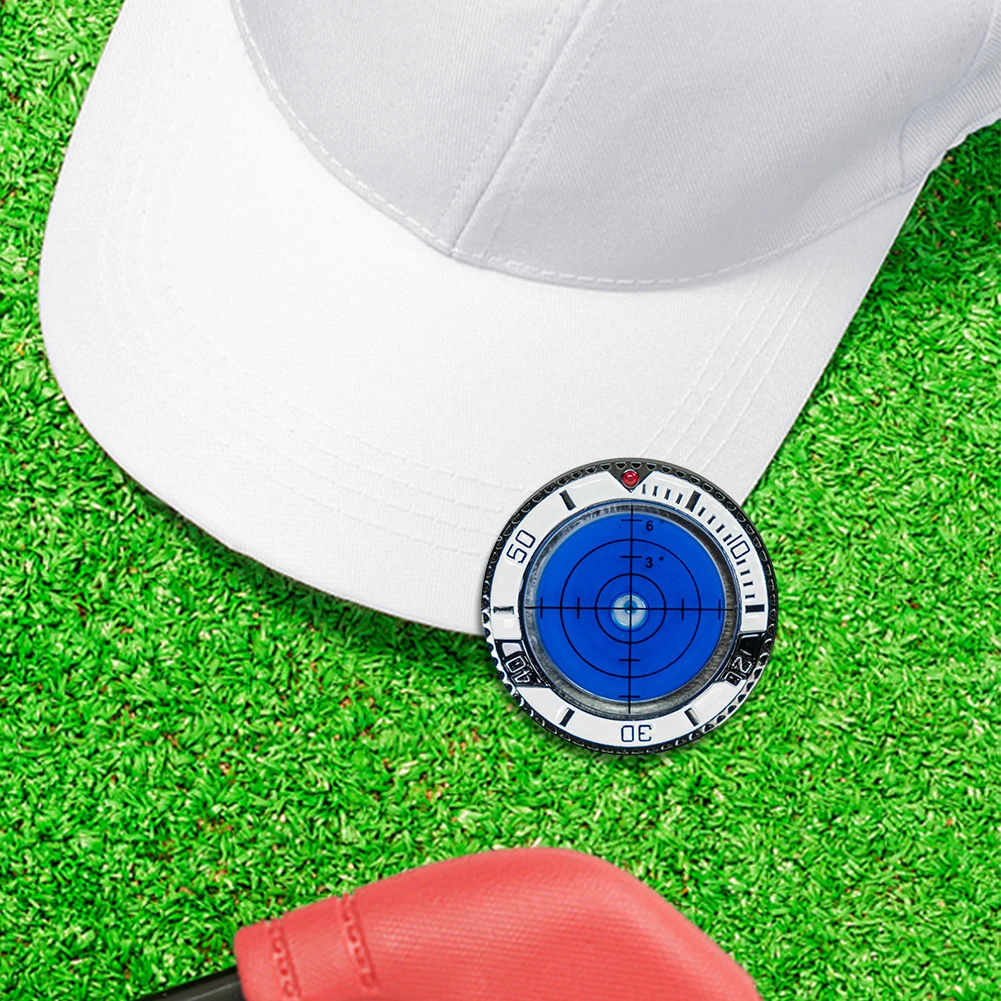 Golf Ball Marker High Precision Golf Slope Putting Level Reading Ball Marker Metal Golf Accessories