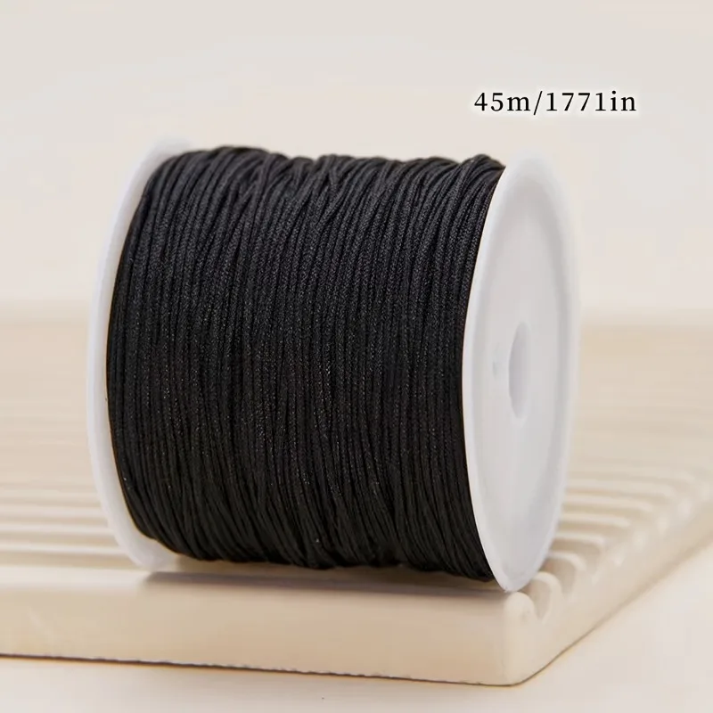 3pcs 0.8mm Multicolor Thread,  Knot Thread For DIY Bracelet, Lace Crafting, Braiding Rope, Tassel And Beaded Jewelry Making