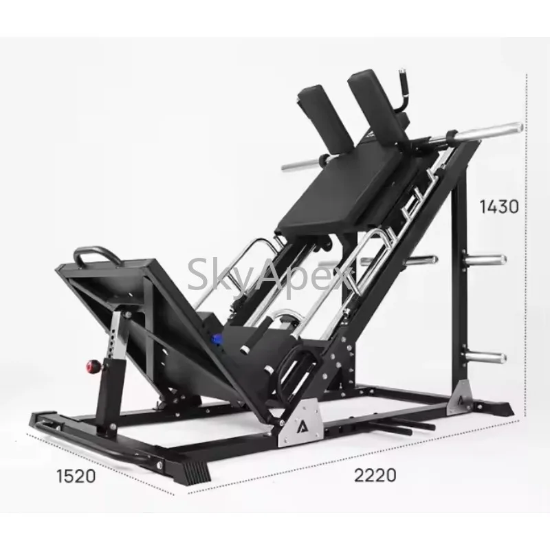 Bidirectional Leg Hip Muscle Incline Pedal Machine Muscle Core Training Plate Load Leg Press Machine Hack Squat Home Gym Fitness