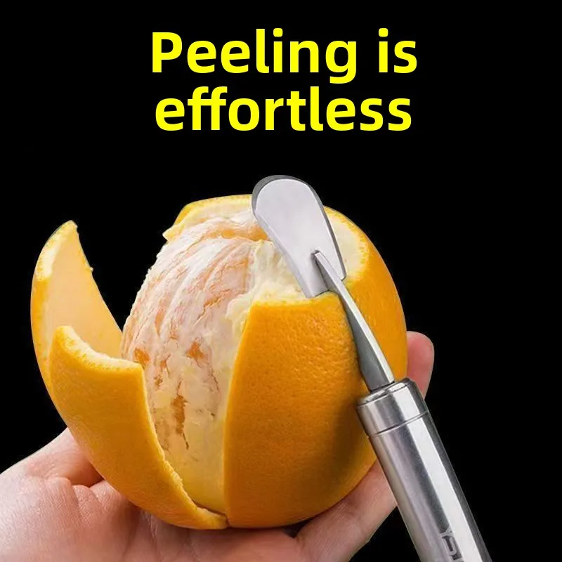 Food grade stainless steel orange peeler, grapefruit peeler, peel artifact, creative fruit peeler, grapefruit peeler
