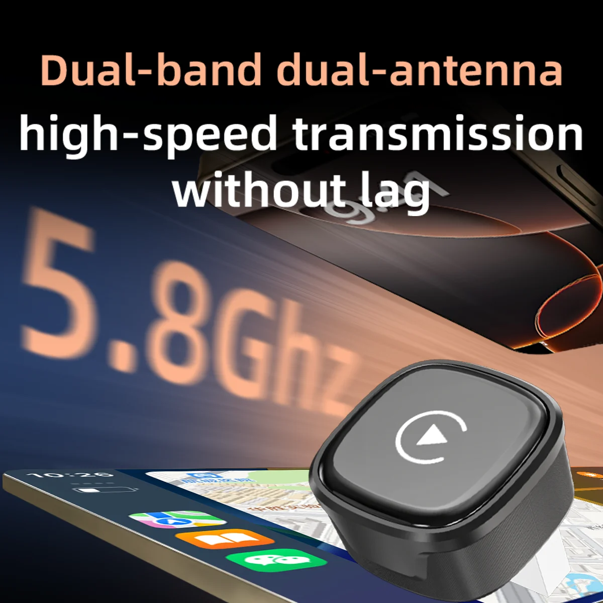 Trolinktek Wireless CarPlay Android Auto Adapter Plug&Play Automatic Connection USB Car Play Universal AI Smart Box System view 5